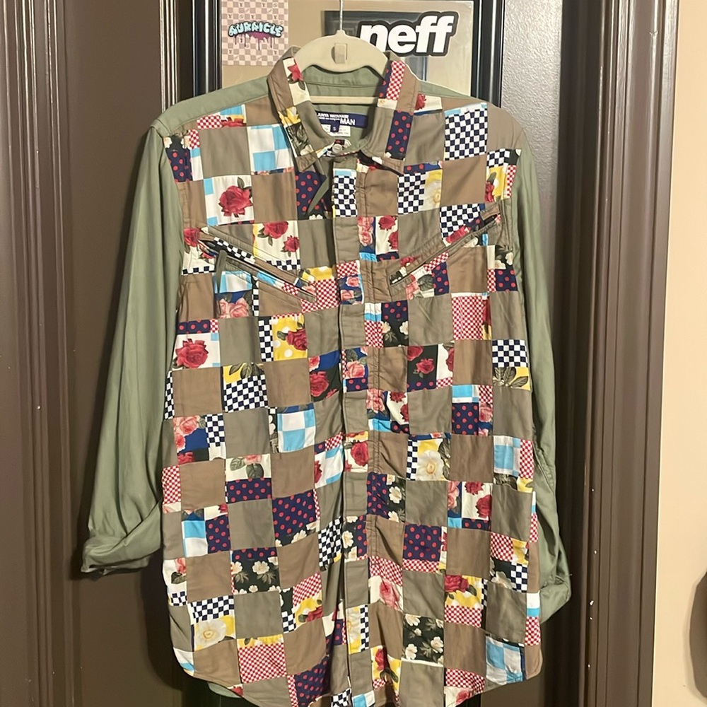 Junya watanabe x Comme des garçons  zip up shirt